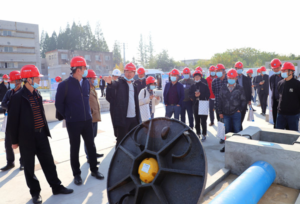 金固集團(tuán)打造室外排水工程標(biāo)準(zhǔn)化施工樣板區(qū)